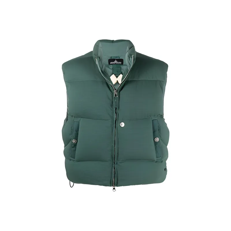 STONE ISLAND STONE ISLAND SHADOW PROJECT Series Vests Men Green-0