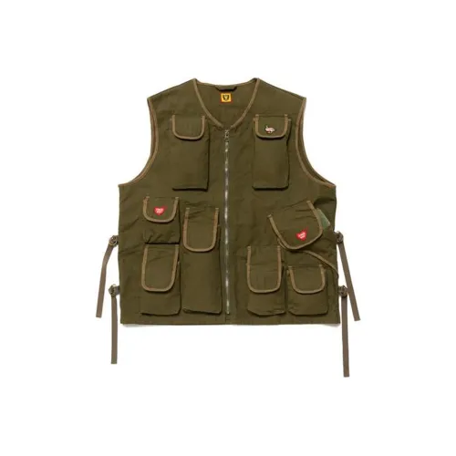HUMAN MADE Vests Men Brown