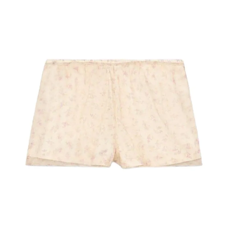 ZARA Casual Shorts Women's Light Peach Pink-1