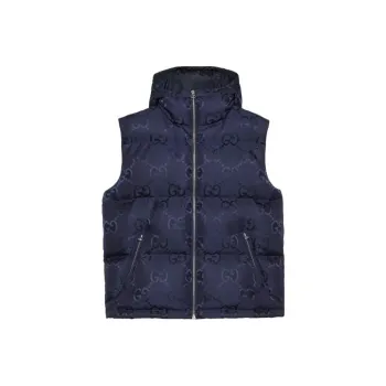 GUCCI FW22 Vest Men's Dark Blue