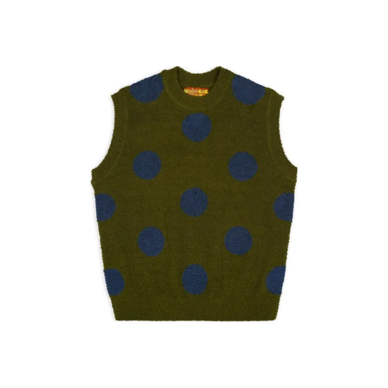 Brain Dead Teddy Fur Dot Knitted Vest-0