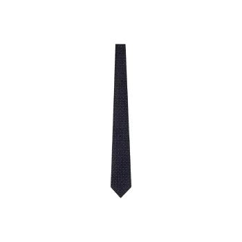 EMPORIO ARMANI Pure Silk Polka dot Jacquard Tie