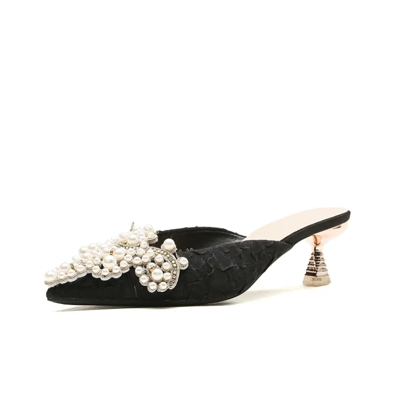 MCKP Rubber Sole Slip Resistant Closed Toe Slippers Women's-10