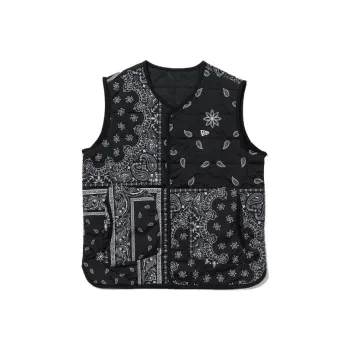 New Era Vests Unisex Black