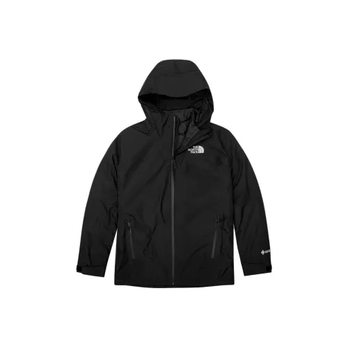 THE NORTH FACE Outdoor Hiking Waterproof, Windproof, Breathable, And Abrasion Resistant Windbreaker Jacket Men's Black