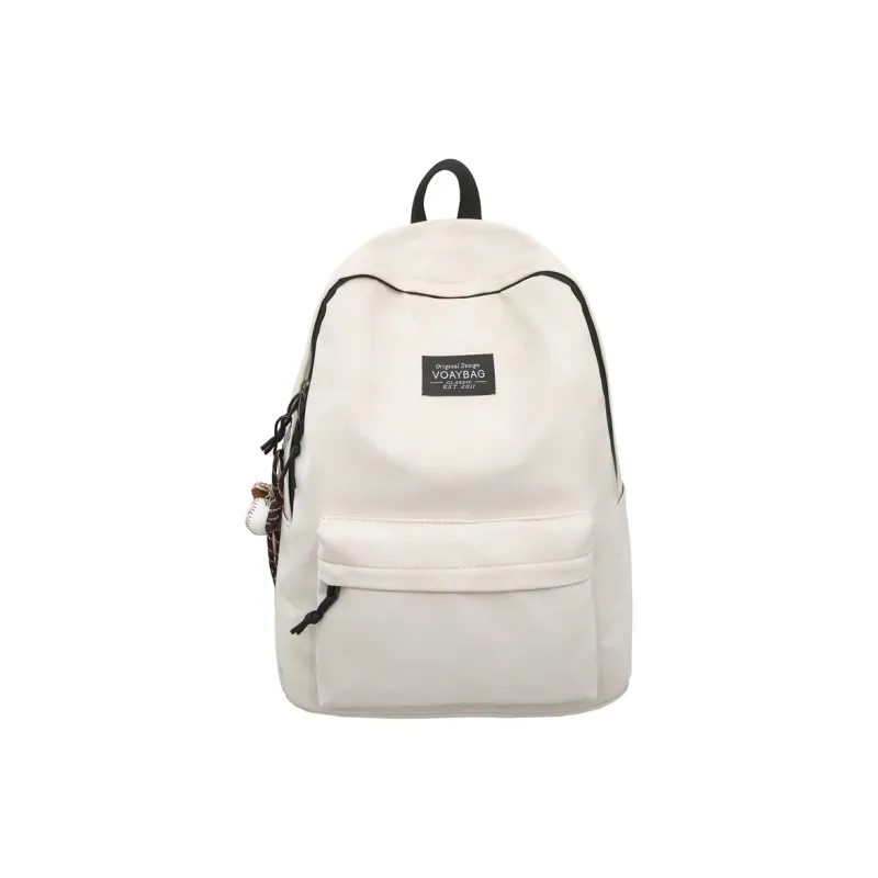 OUZIHUANG Polyester Backpack Regular Unisex Black/Blue/White/Gray-6