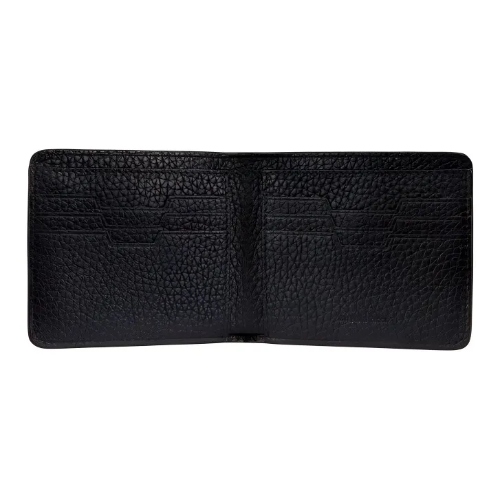 STEFANO RICCI Calfskin Wallet Men's Black-3