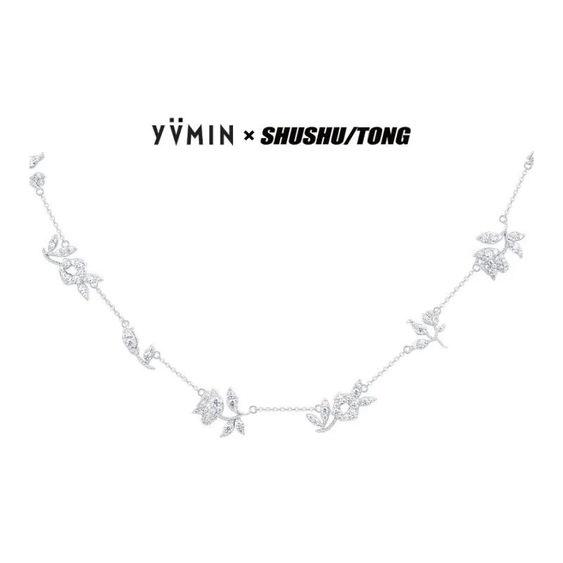 YVMIN SHUSHU/TONG Gold Plated With Zircon Necklaces Unisex-0