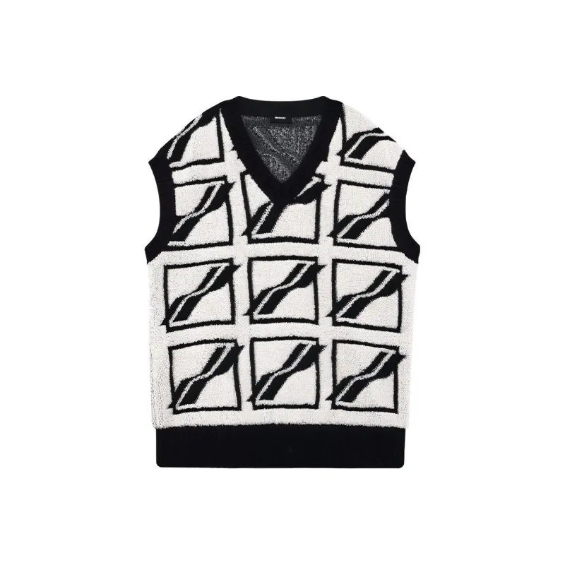 WE11DONE Vests Unisex White-0