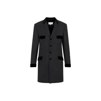 Maison Margiela Single Breasted Long Sleeved Coat