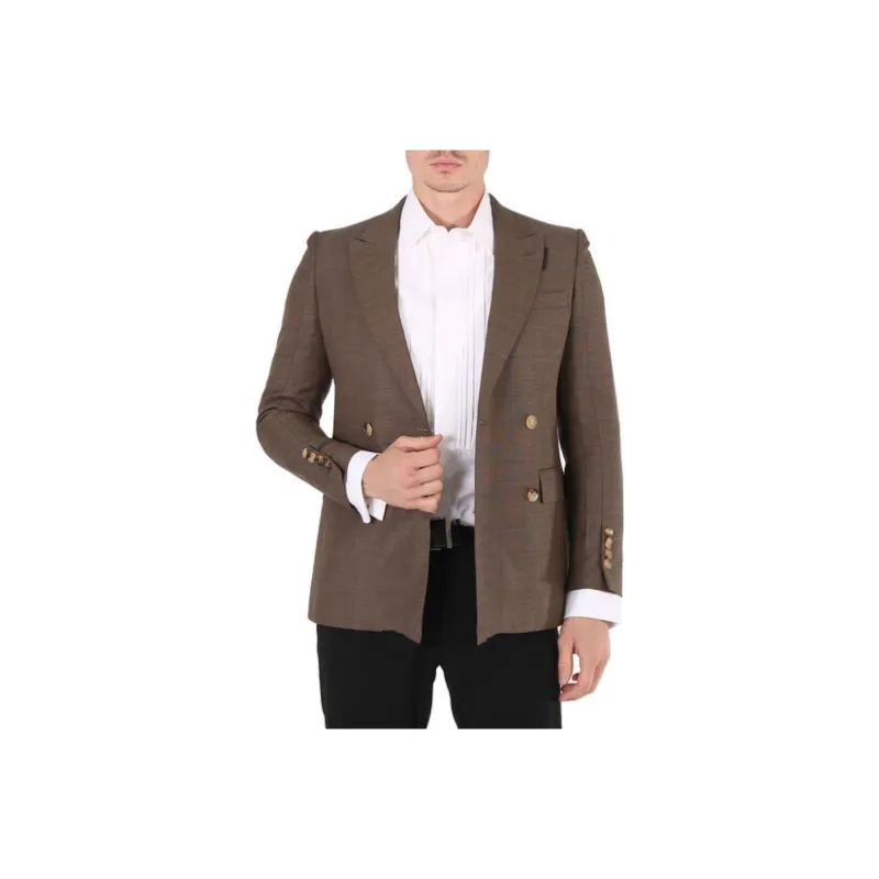 Burberry Business Suits Men Brown-0