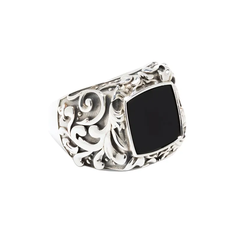 EMANUELE BICOCCHI Arabesque Stone Ring-0