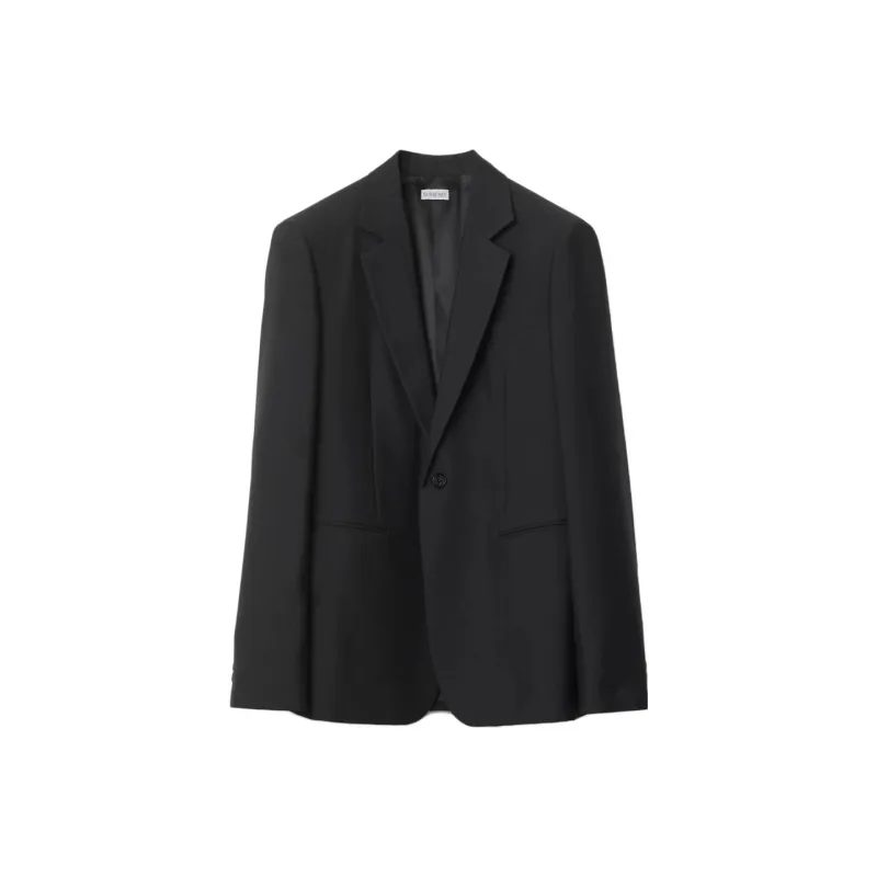 Burberry Single breasted Wool Blazer-0