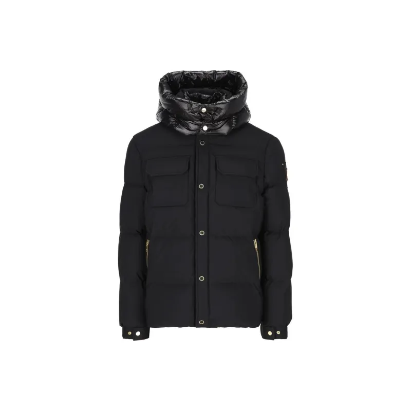 Moose Knuckles Suthep Logo Plaque Padded Jacket-0