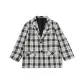 Apricot Black Plaid