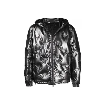 EMPORIO ARMANI Down Jacket Men's Silver