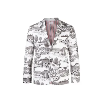 THOM BROWNE Business Suits Men Gray