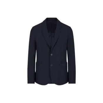 ARMANI EXCHANGEAE FW22 Business Suit Coat Men's Marine Blue