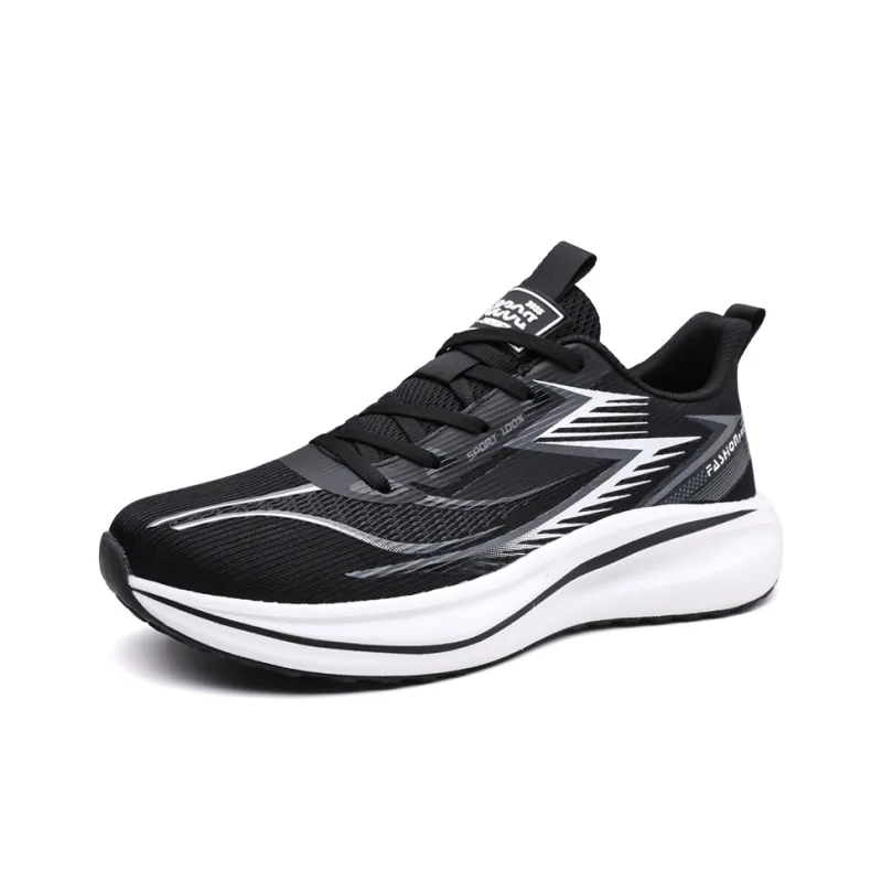 MEKY Cushioning, Slip Resistant, And Abrasion Resistant Low Top Physical Fitness Test Physical Exam Running Shoes Men's-10