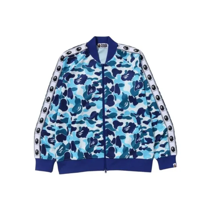 A BATHING APE Abc Camo Jacquard Track Jacket-2