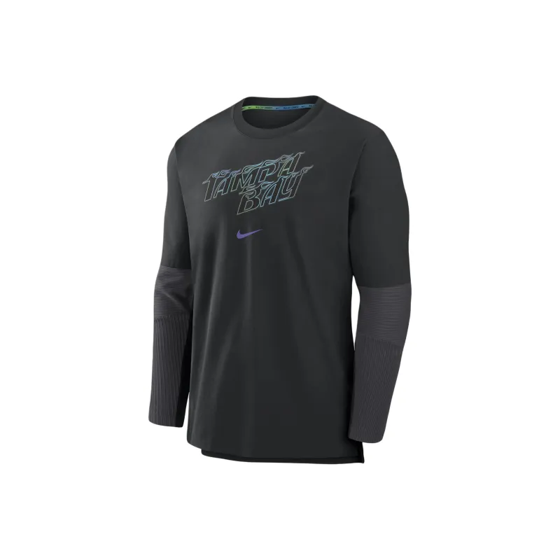 Nike Tampa Bay Rays Authentic Collection City Connect Player Men's Nike Dri FIT Mlb Pullover Jacket-0