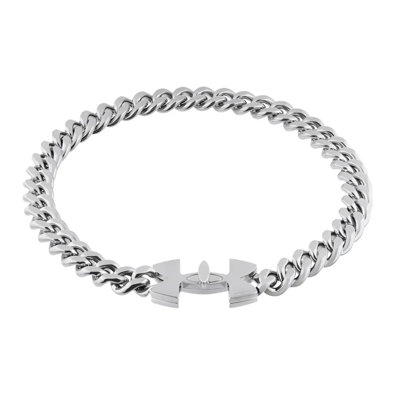 Balenciaga Brass Necklaces Women's Silver-0