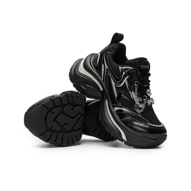 Teenmix Lucky Star Collection Cushioning Coverage Abrasion Resistant Slip Resistant Low Top Chunky Sneakers Women's-4