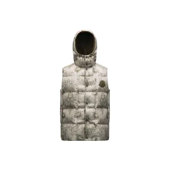 Moncler Vests Men Ecru