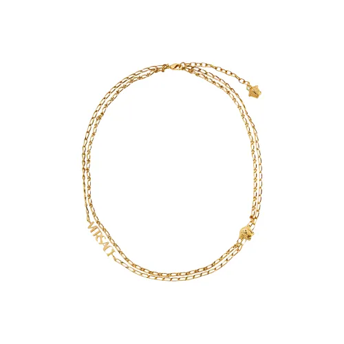 VERSACE Necklaces Unisex Gold