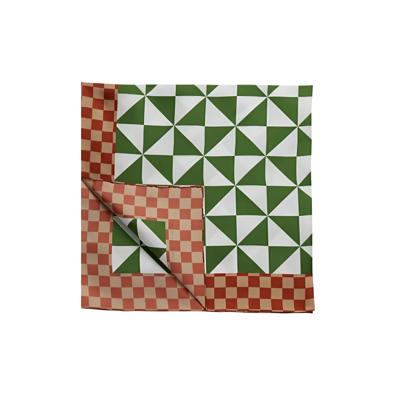 DRIES VAN NOTEN Silk Silk Scarves Women's Green-1