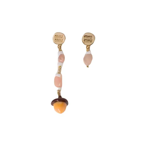 MIU MIU Metal Earrings Women's Multicolor
