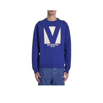 Valentino Chez Valentino Printed Crewneck Sweatshirt