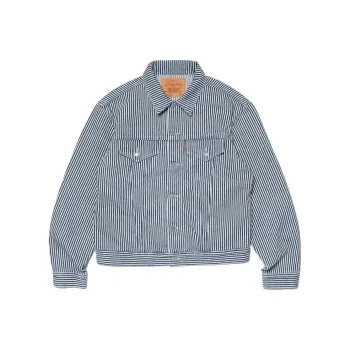 Levis X Nigo 557XX Hickory Stripe Trucker Jacket Indigo
