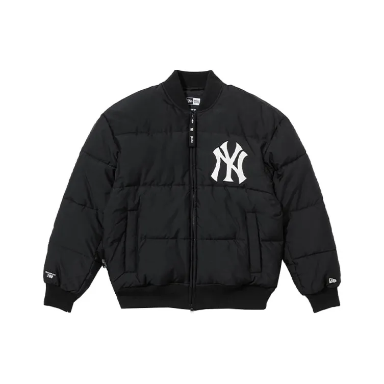 New Era Puffer Jacket Unisex Black-0