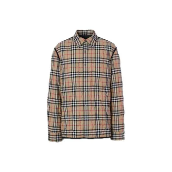 Burberry Puffer Jackets Men Brown