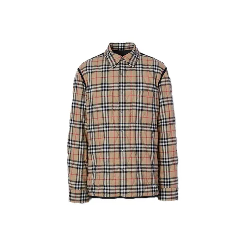Burberry Puffer Jackets Men Brown