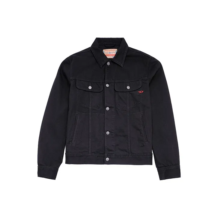 DIESEL SS22 Denim Jacket Men's Black-0