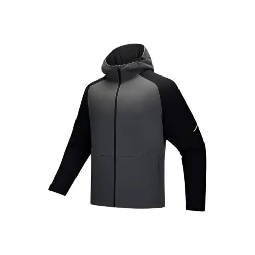 Anta Running Collection Jackets & Coats Men's Castle Gray/Basic Black