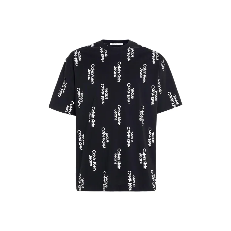Calvin Klein Logo print Cotton T shirt-0