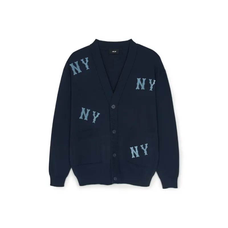 MLB New York Yankees Knitwear Unisex Navy Blue-0