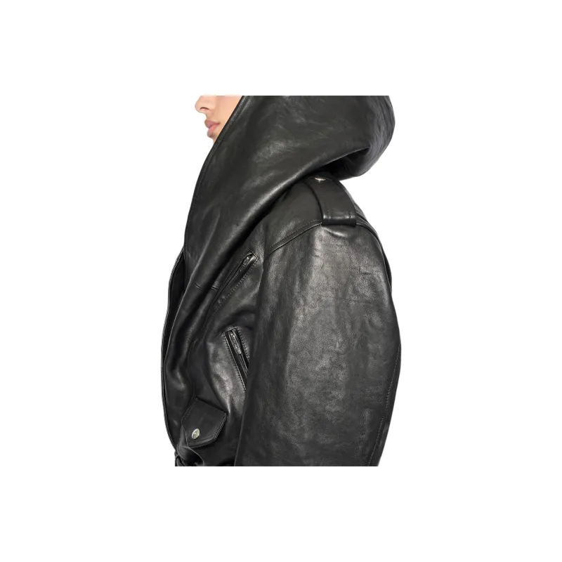 Alaia Hooded Biker Jacket-5