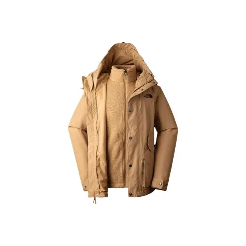 THE NORTH FACE City Outdoor Collection Windbreaker Jackets Men Khaki