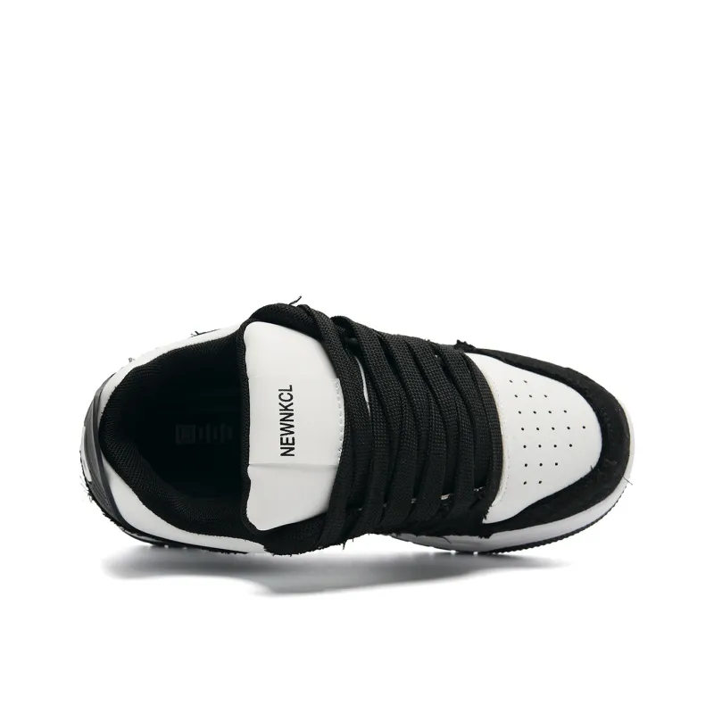 Circle Small Wear resistant And Lightweight Low Top Skateboard Shoes Unisex-4