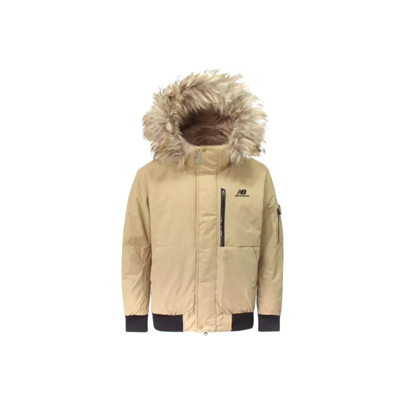 New Balance Jackets Men Light Brown-0
