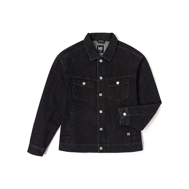 Lee Xline Denim Jacket Men's Black-0