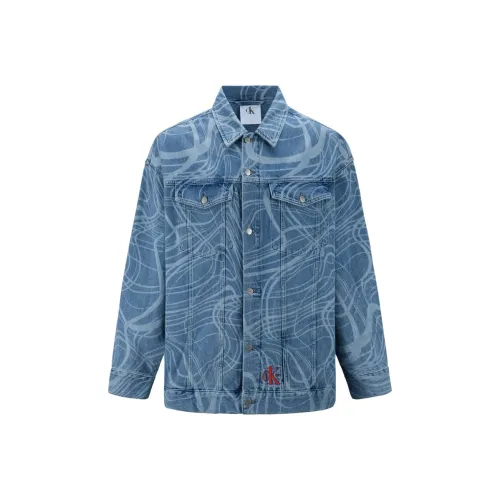 CALVIN KLEIN Denim Jacket Unisex Blue