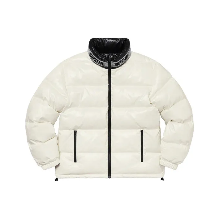 Supreme Shiny Reversible Puffy Jacket-0