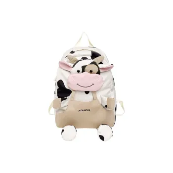 LUVISTRUE Nylon Backpack Unisex White/Black