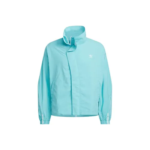 Adidas Originals x KR OP SS24 Jackets Coats Men's Cyan