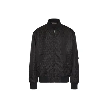 Valentino Toile Iconographe Zip Up Bomber Jacket